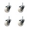 Service Caster 3 Inch Nylon Wheel Swivel 34 Inch Threaded Stem Caster Set Service Caster SCC-TS20S314-NYS-34212-4 - alternate 1